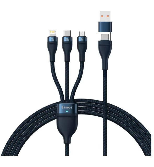 100W 3-in-1 USB-C Cable