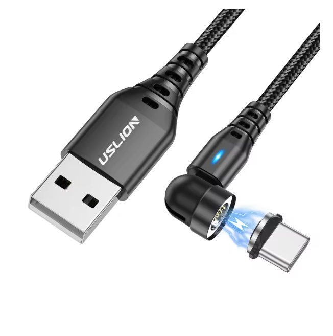 Fast 3A Magnetic Cable Quick Charge 3.0 Lightning Type-C USB Cable