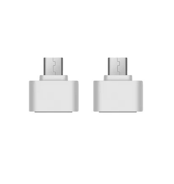 2-Piece Mini Micro USB Male to USB Female OTG Adapter Converter