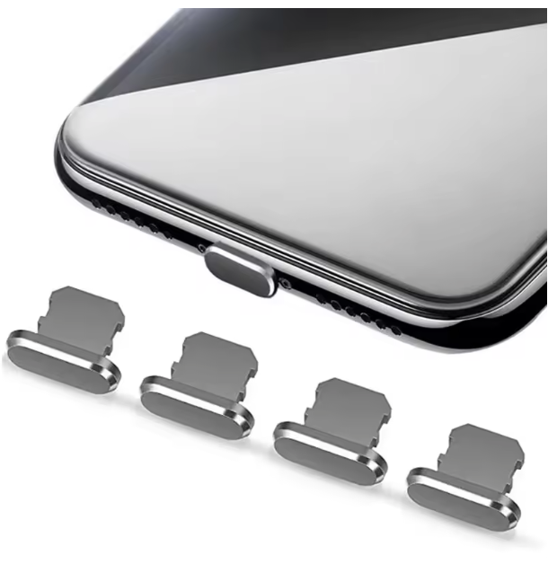 4-Piece Metal Dust Plug Set
