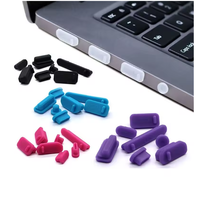 16-Piece Universal Laptop Notebook Silicone Anti-Dust USB Plug Set