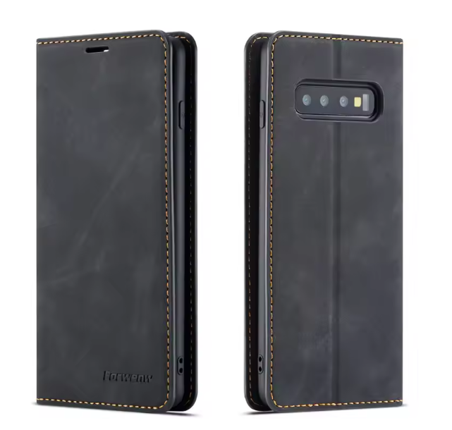 Leather Flip Case Samsung A30 A50 A60 A70 S7 S8 S9