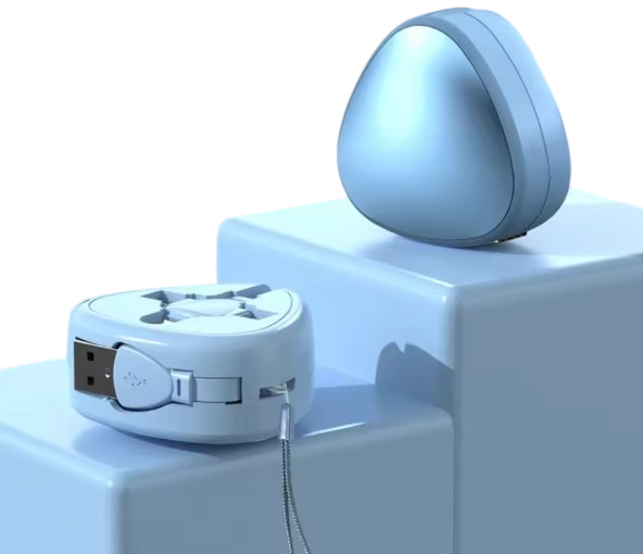 3-in-1 Retractable Charging Data Cable
