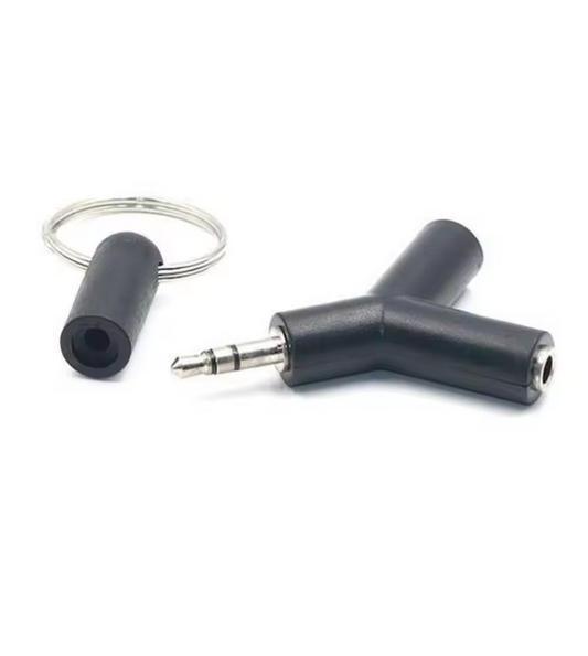 3.5mm Y Shape Male to Dual Female Splitter