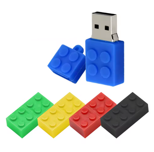 Plastic Brick Block USB Memory Stick