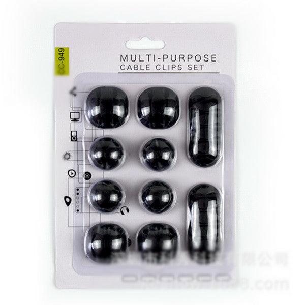 10-Piece Round Cable Protector