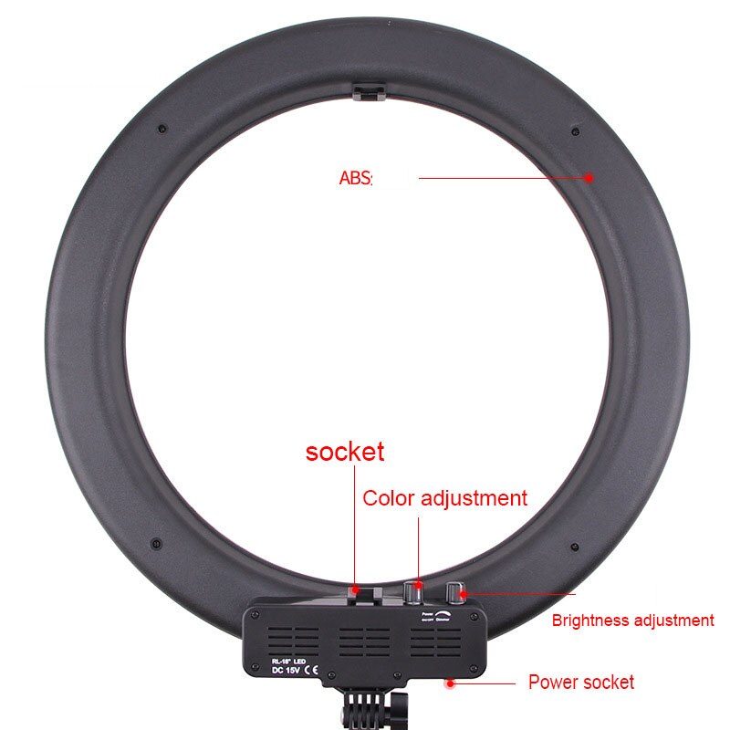 18" LED Studio Selfie Ring Light