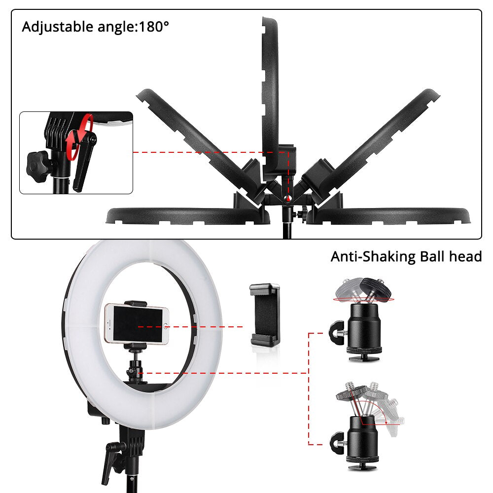 18" LED Studio Selfie Ring Light