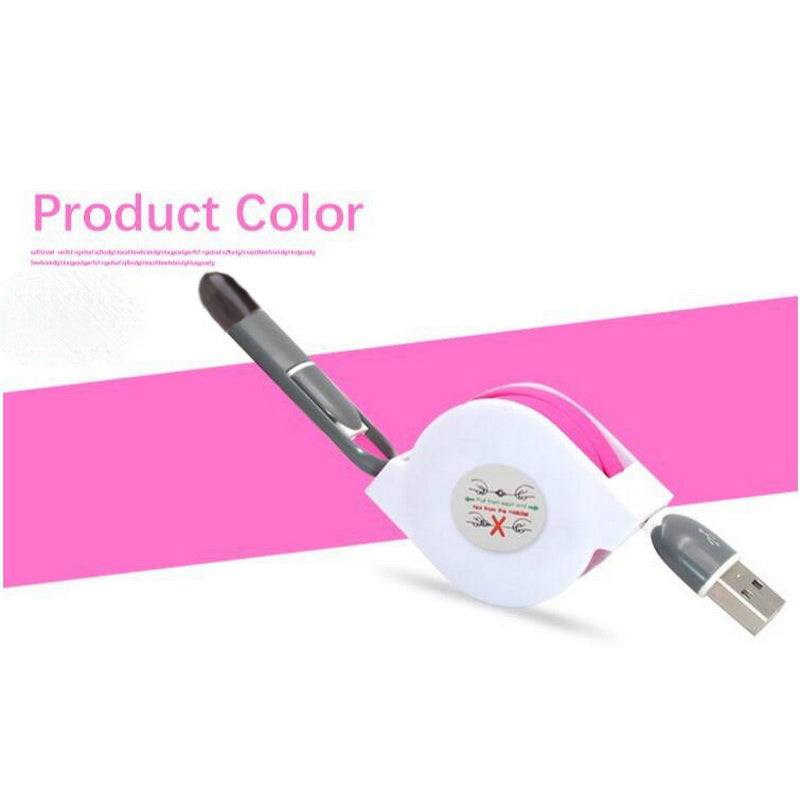 2-in-1 Retractable USB Cable