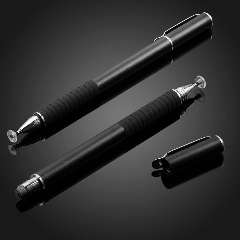 2-Piece 2-in-1 Fiber Touch Pen Stylus Set