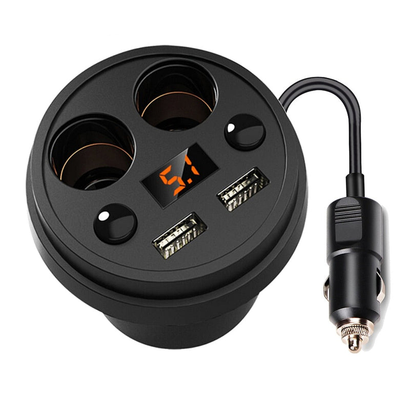 3.1A Dual-USB Car Charger Cup