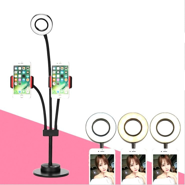3-in-1 Lazy Bracket Phone Stand Microphone Holder