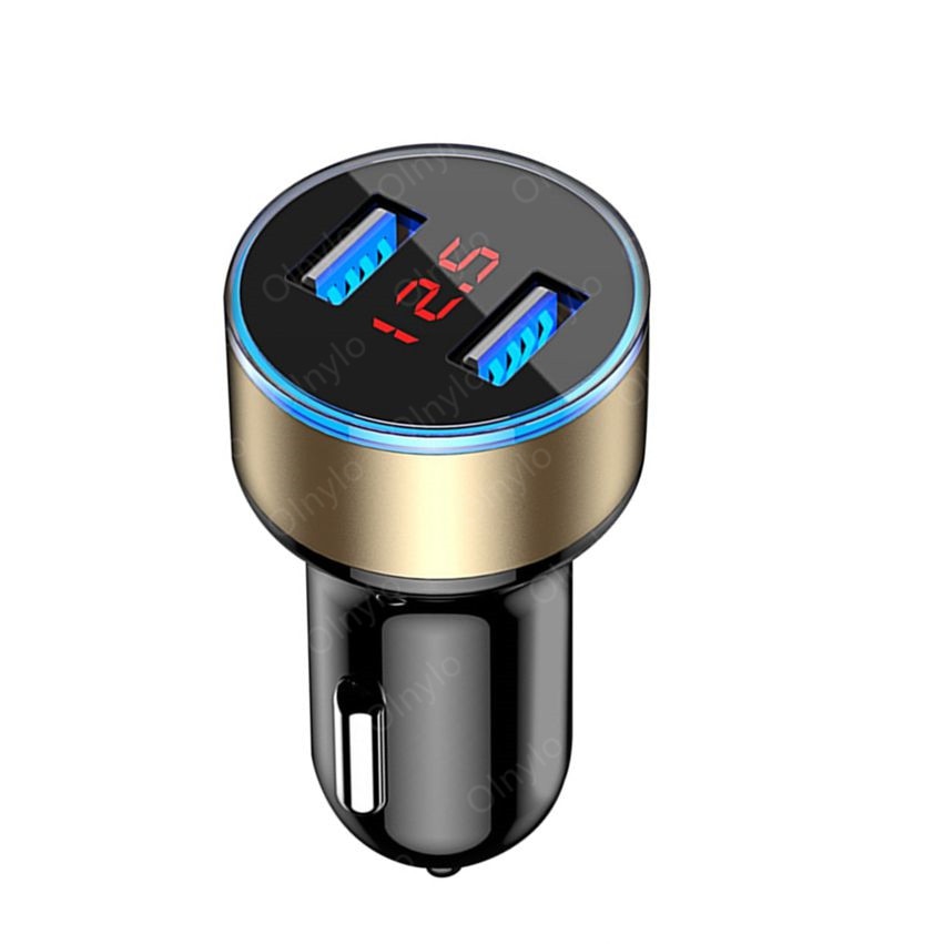 Fast-Charging Dual-USB Car Charger Adapter