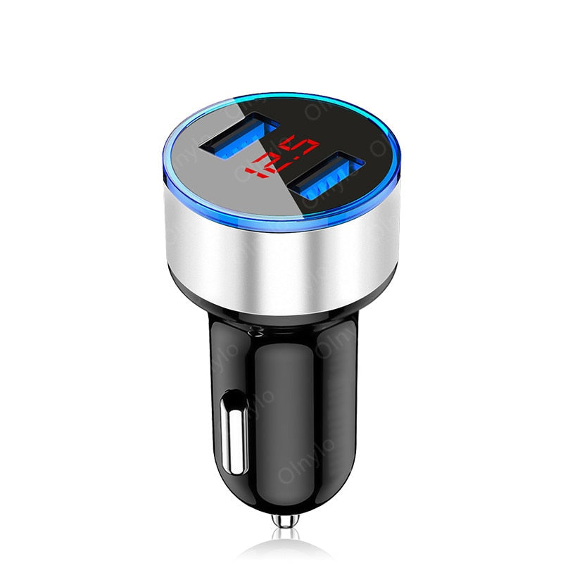 Fast-Charging Dual-USB Car Charger Adapter