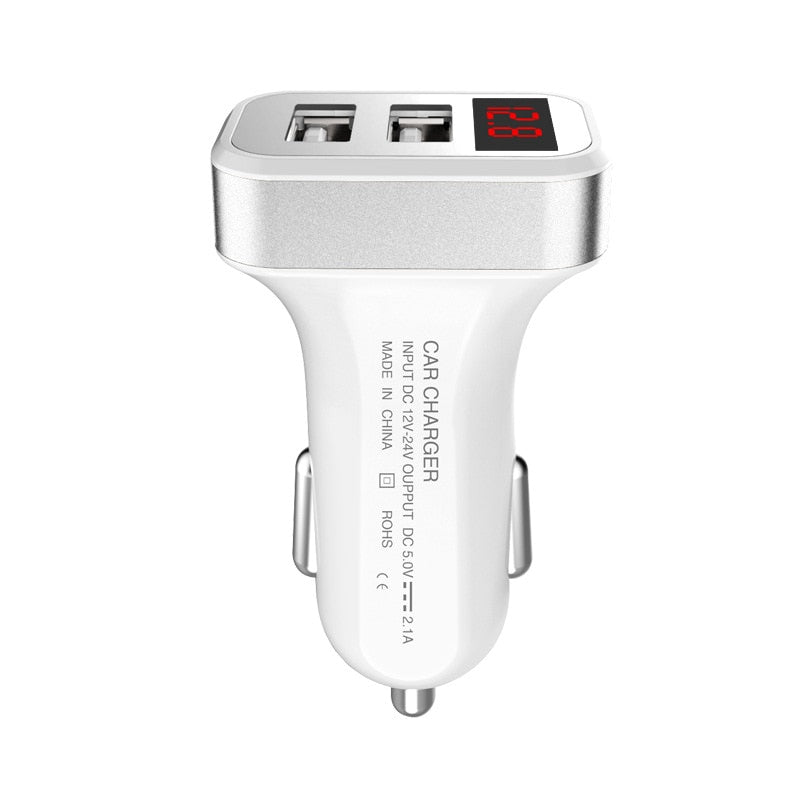 5V USB Car-Charger LED Screen