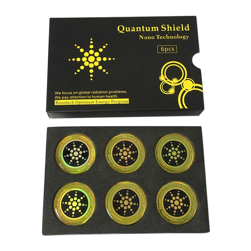 6-Piece Quantum Shield Sticker for Mobile