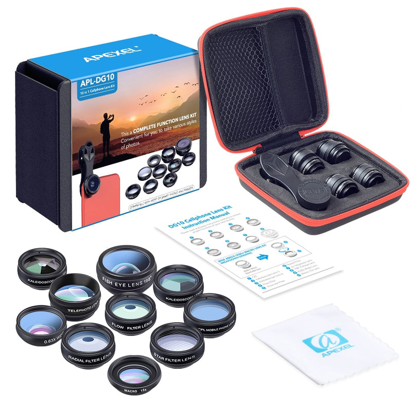 10-in-1 Phone Camera Lens Kit