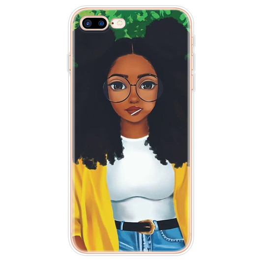 Women Art Silicone Case for iPhone