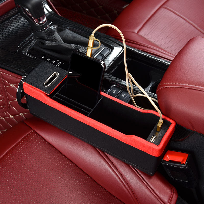 USB Charging Car Seat Side Organiser