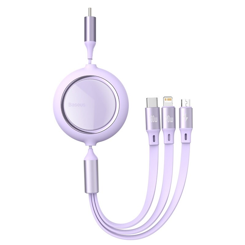 Retractable Type-C 100W USB-C Cable