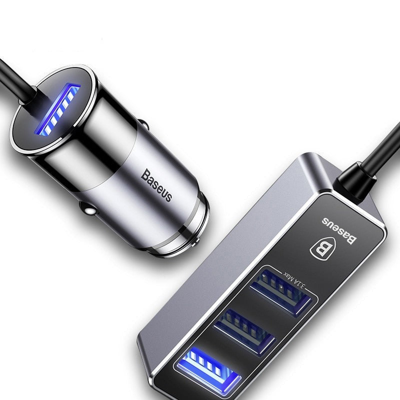 Fast 4 USB-Port Car Charger
