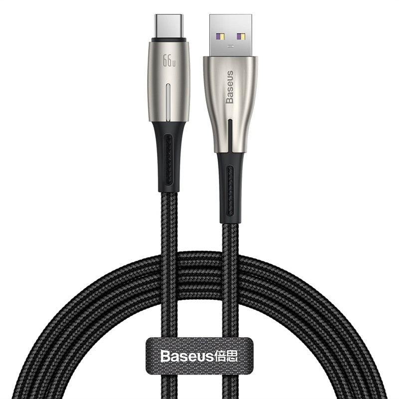 66W 6A USB Type-C Cable Supercharge 40W Fast Charging