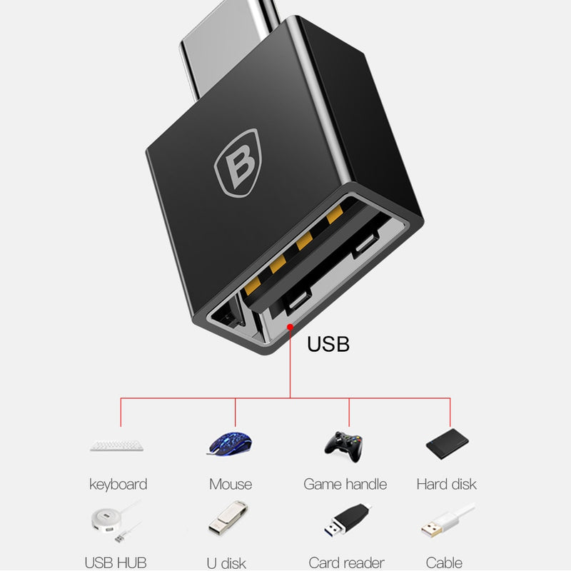 Type-C Male to USB Female Cable Adapter Converter