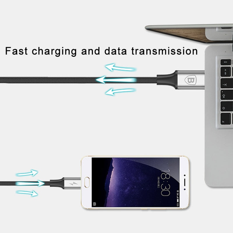 Type-C USB Cable for iPhone XS X 8 fast charging cable for mobile phone 2A Type C Charger cable for iPad USB charging