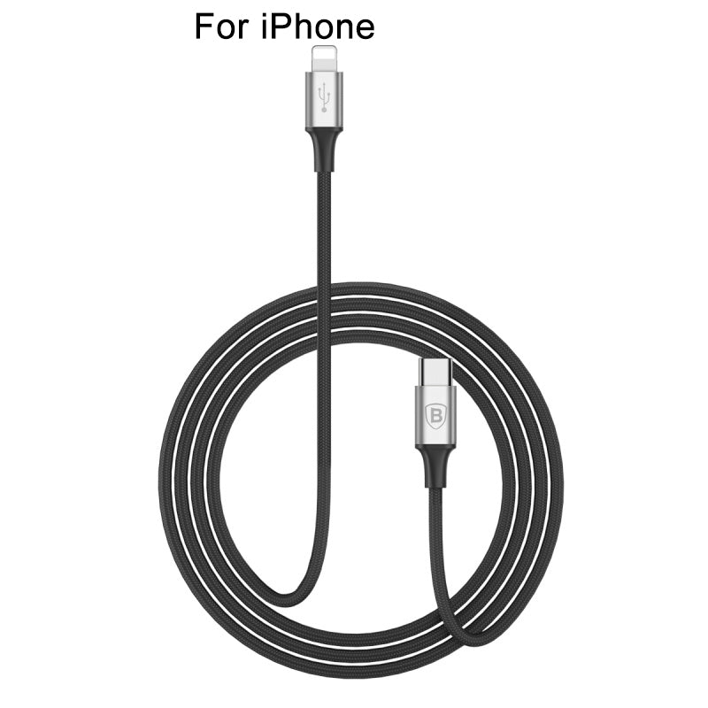 Type-C USB Cable for iPhone XS X 8 fast charging cable for mobile phone 2A Type C Charger cable for iPad USB charging