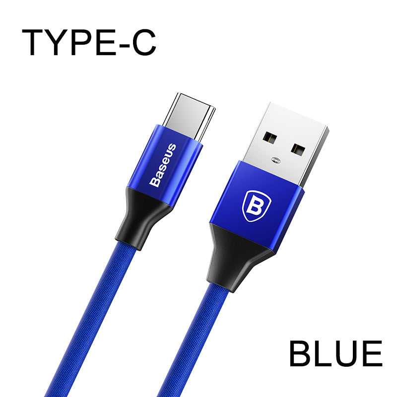 Type USB-C Cable Mobile Phone Fast-Charging 3A Type-C