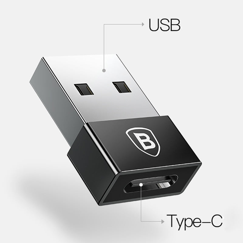 USB Male to Type C Female Cable OTG Adapter Converter Notebook Type-c Female to USB Male