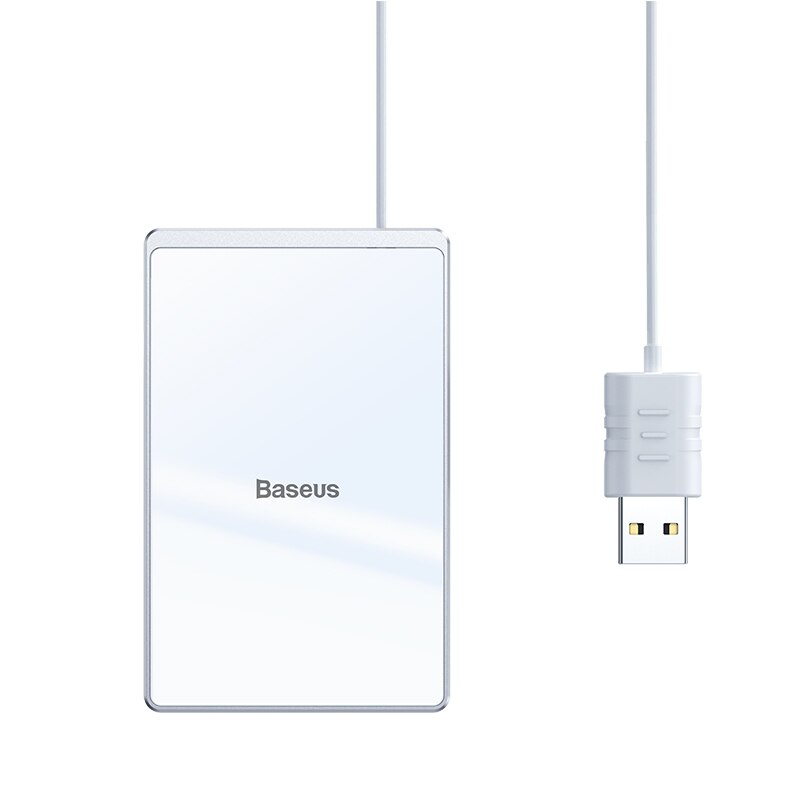 Ultra-Thin Wireless Charger for iPhone Xs Max XR 8 Portable 15W Fast Wireless Charging Pad