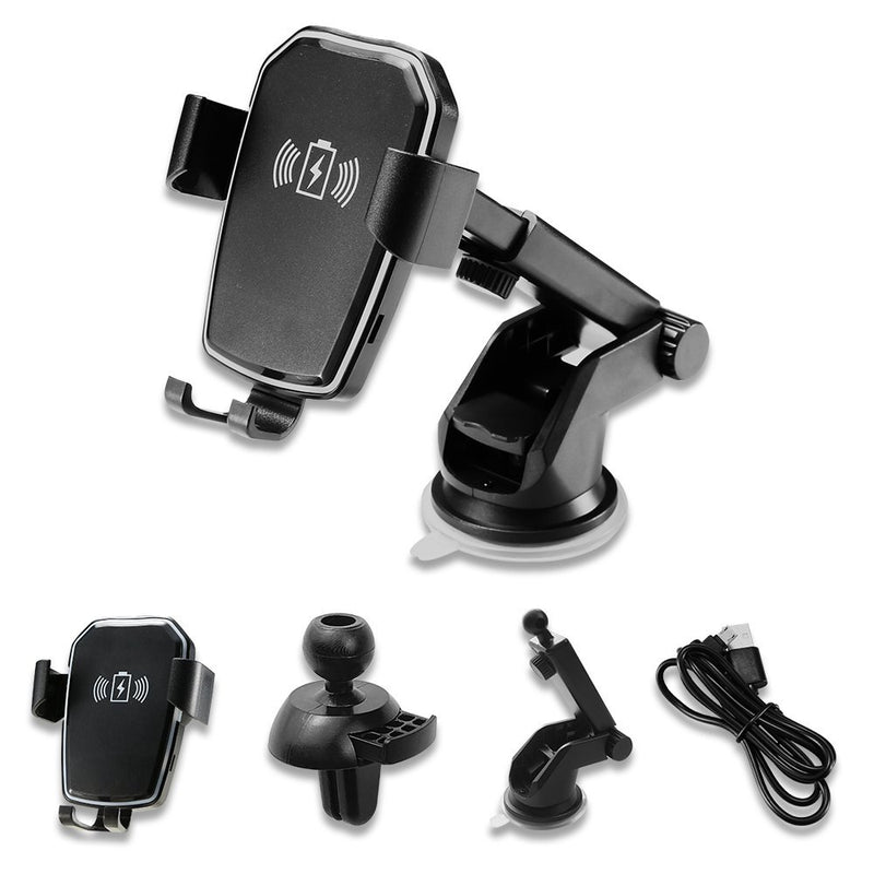 Wireless Charger For iPhone XS Max X XR 8 Plus Car Mount QI Fast Charging For Samsung S9