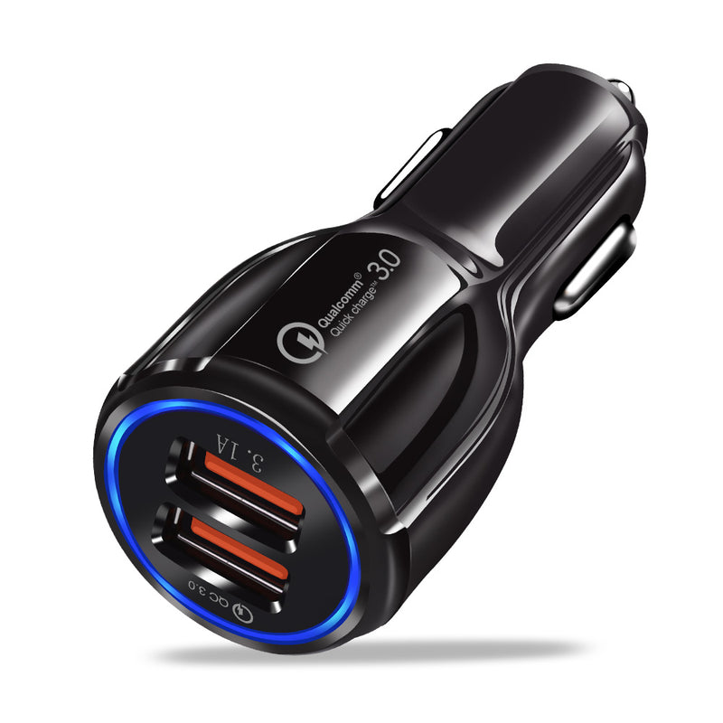 Dual Car Charger USB Quick-Charge 2.0/3.0