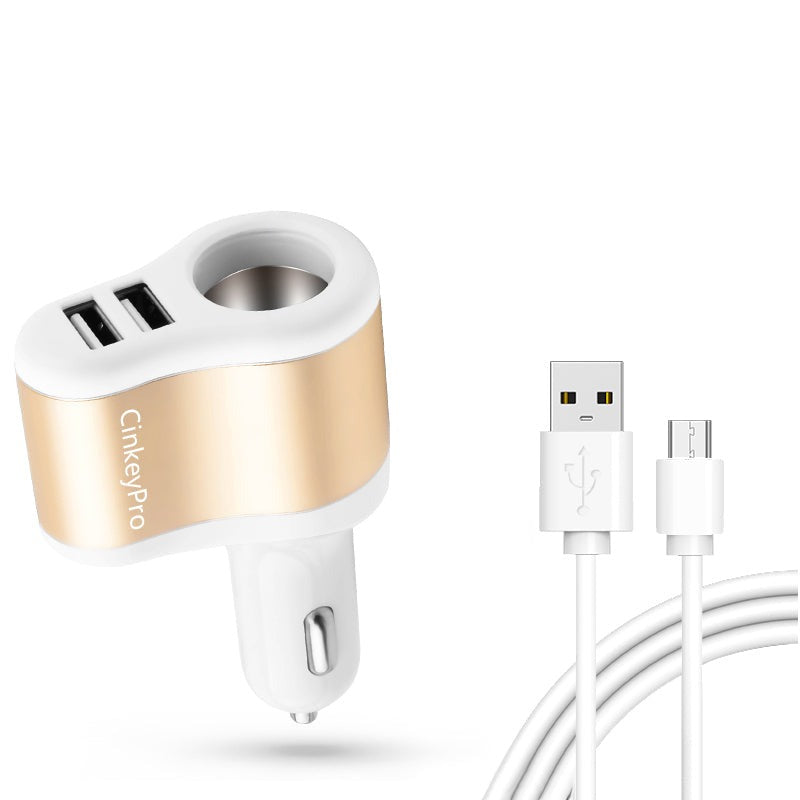 Car Charger Cigarette Lighter 2-Ports USB Charger 2.1A Car-Charger Mobile Phone