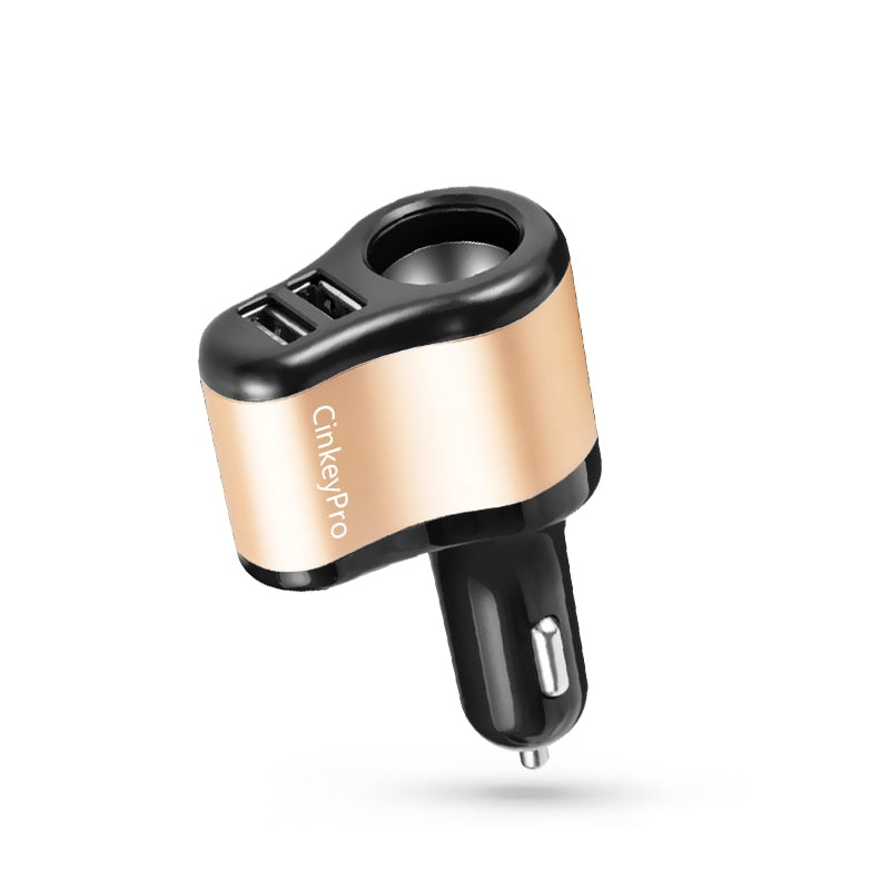 Car Charger Cigarette Lighter 2-Ports USB Charger 2.1A Car-Charger Mobile Phone