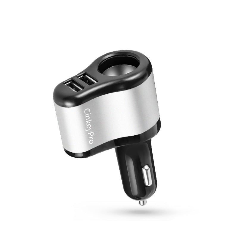 Car Charger Cigarette Lighter 2-Ports USB Charger 2.1A Car-Charger Mobile Phone