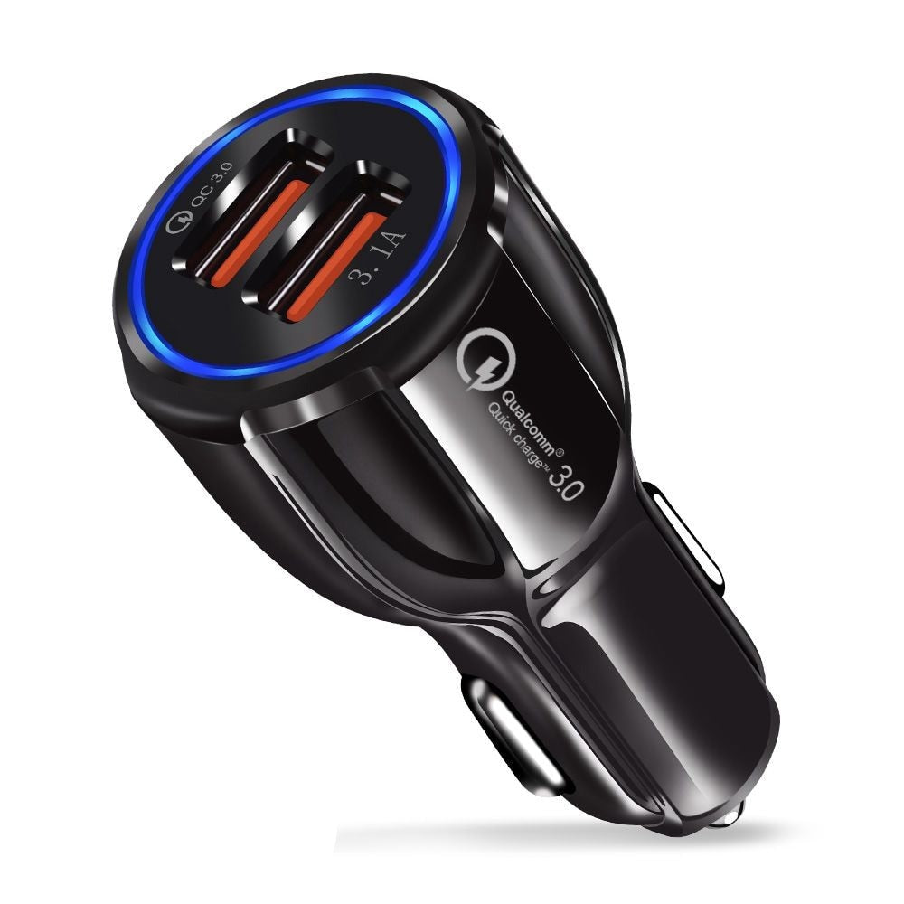 Quick Charge 3.0 Charger QC 3.0 5V 9V 12V Dual USB Car Charge Fast Charger Mobile Phone