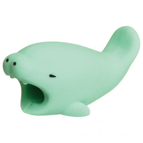 Cute Animals USB Charger Phone Cable Organiser Universal Bite Protector