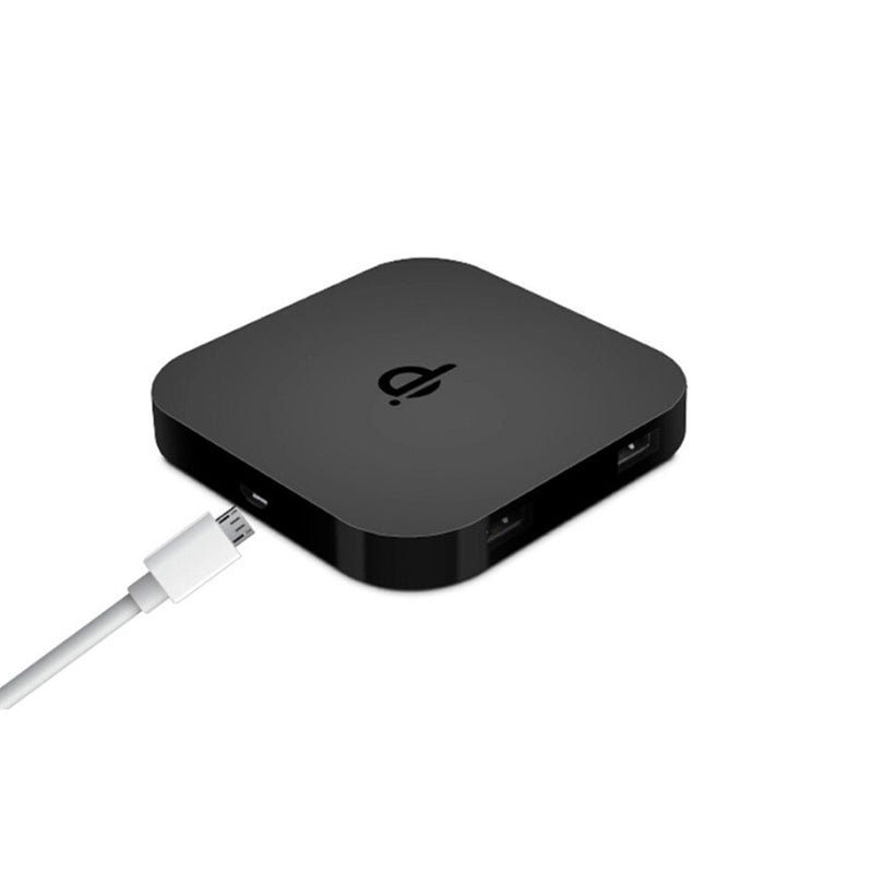 Double Dual Usb Qi Wireless Charger Pad Slim Portable Chargeur Induction Inductive Without Wired
