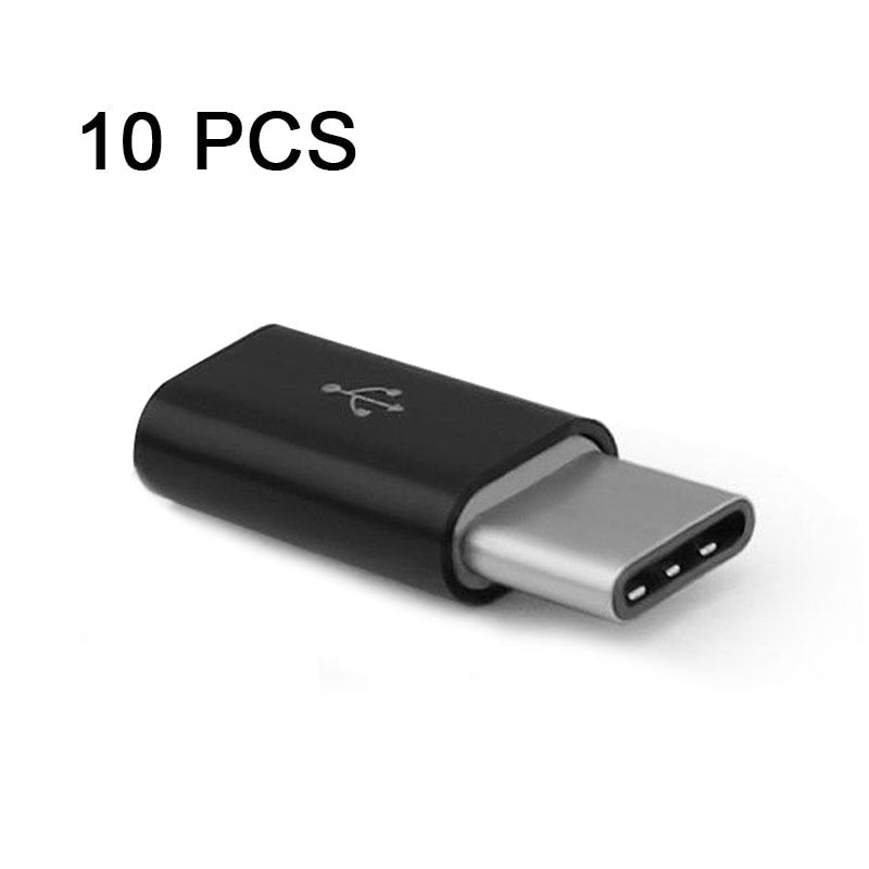 10-Piece USB 3.1 USB-C Type C Male to Micro USB Female Adapter Converter NK-Shopping