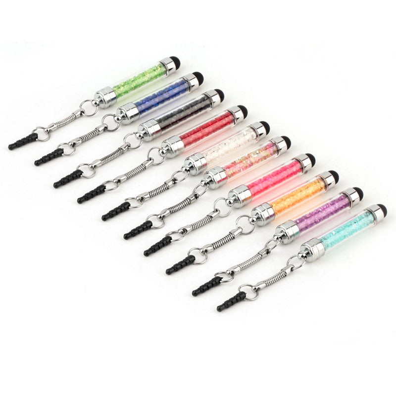 2-in-1 Diamond-Look Crystal Stylus Touch Screen Pen