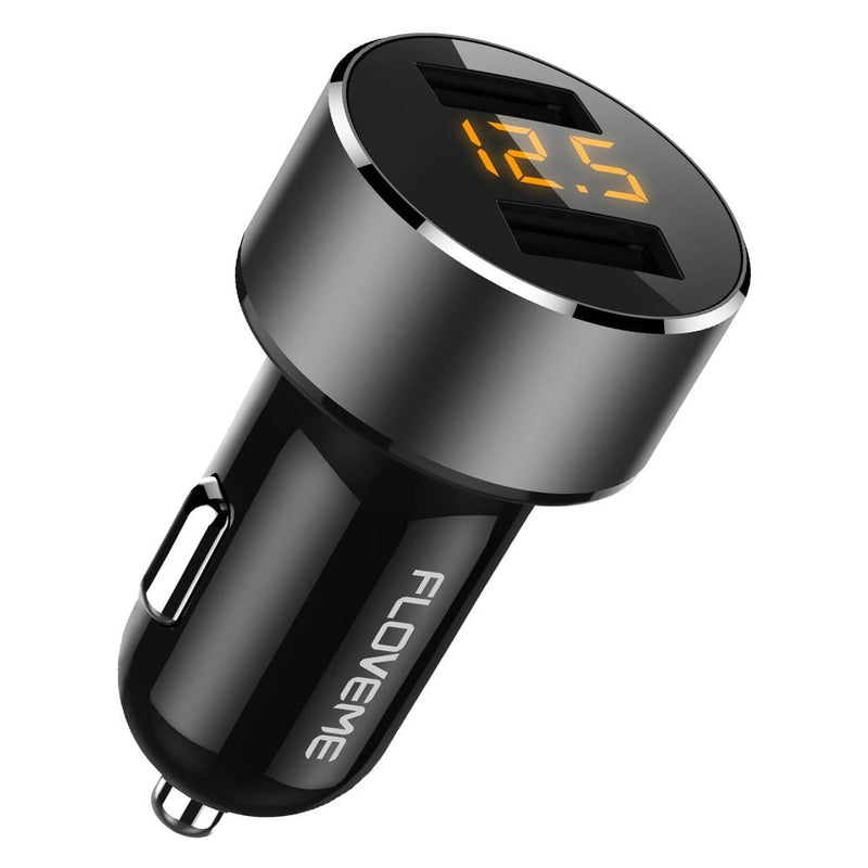 18W USB Car Charger For iPhone Xiaomi Dual Port Car Chargeur Charger USB 3.6A Fast