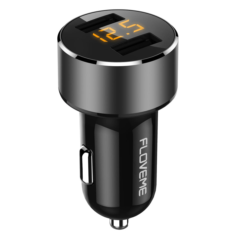 18w USB Car Charger Dual Port 3.6A Fast-Charging