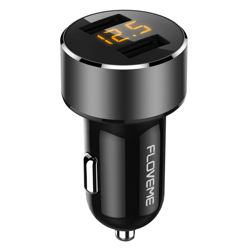 18W USB Car Charger For iPhone Xiaomi Dual Port Car Chargeur Charger USB 3.6A Fast