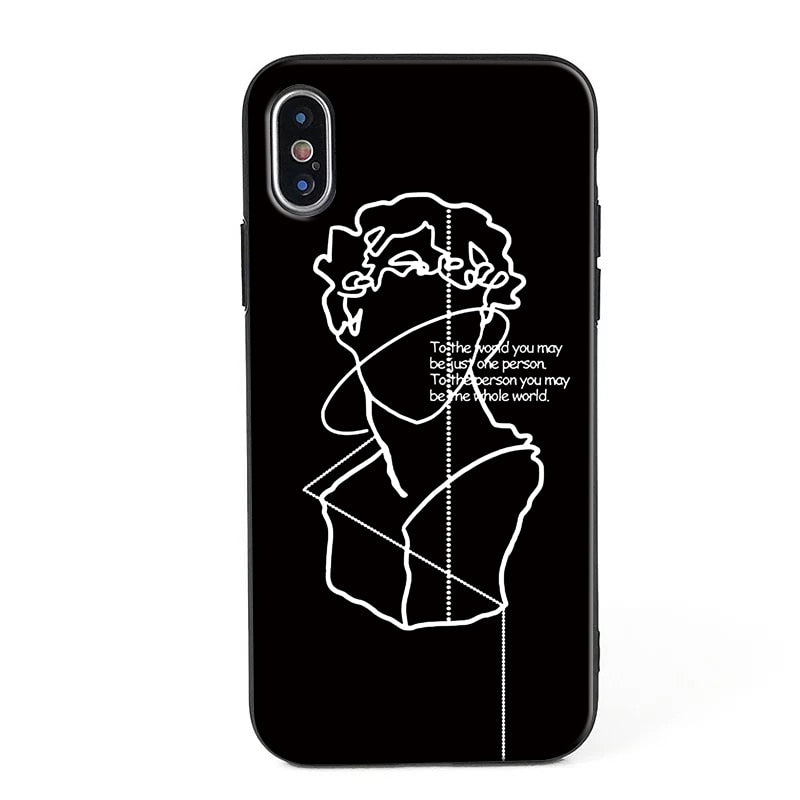 Mona Lisa Art iPhone Silicone Phone Case Cover