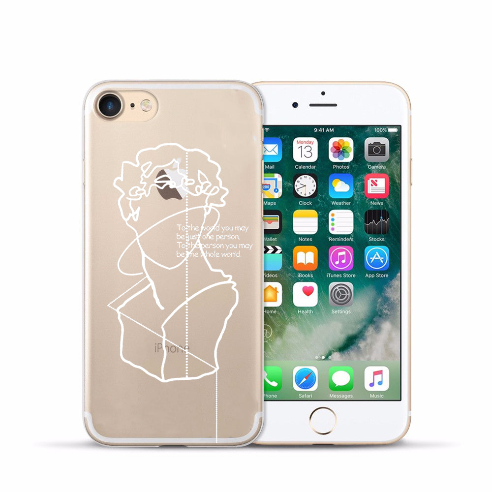 Mona Lisa Art iPhone Silicone Phone Case Cover