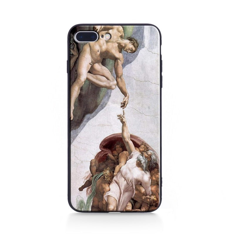 Mona Lisa Art iPhone Silicone Phone Case Cover
