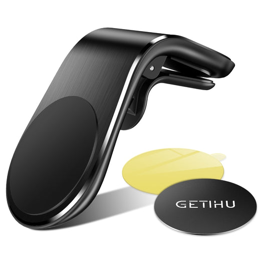 Metal Magnetic Car Phone Holder Mini Air Vent Clip Mount Magnet Mobile Stand