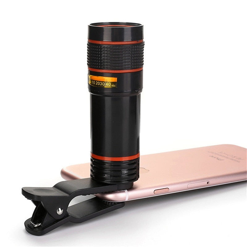 HD 12x Telescope Zoom Mobile Phone Lens